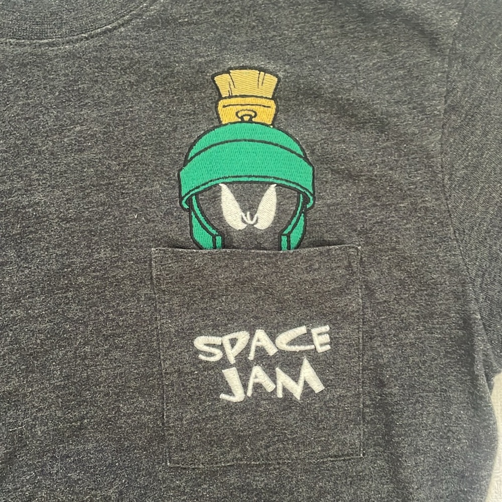 American Eagle Outfitters Space Jam Looney Tunes Embroidered XS T- Shirt - Picture 5 of 7